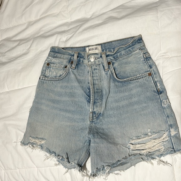 Agolde Riley denim short - Picture 3 of 8